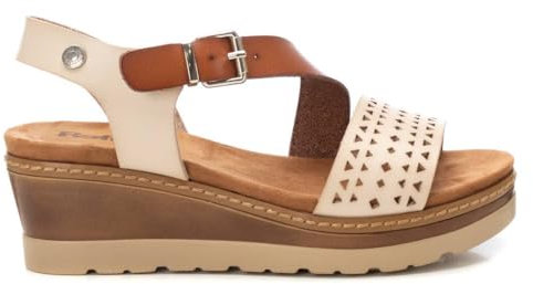 REFRESH - Sandalia Mujer Hielo - Calzado Cómodo y Versátil - Moda casual - Modelo 17284602 (Talla 40)