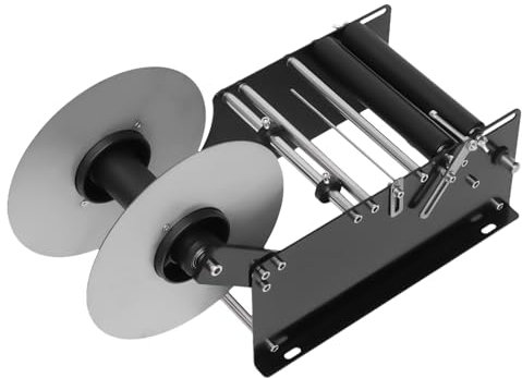 Legwfdthy Etichettatrice semiautomatica fai da te per bottiglie manuali di etichette per bottiglie, bottiglie rotonde, etichettatrici automatiche, alta prescissione, dispenser per bottiglie rotonde