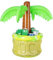 Aufblasbare Palme, 68cm hoch aufblasbare Palme, schwimmender Getränkekühler für Partys, Strand Themeparty Deko, Aufblasbarer Kokospalmen Eiswürfelfass für BBQs, Garten, Strand oder Festlichkeiten