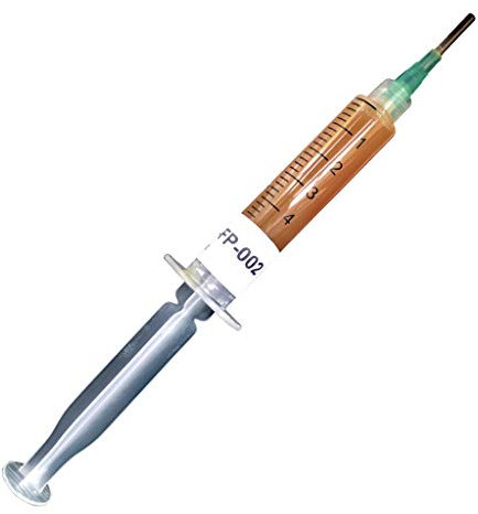 Hochleistungs-Elektronik-No-Clean Flussmittelpaste/Lötpaste EO-FP-002, mit halogenfreien Aktivatoren (WEEE/RoHS-konform) Typ 1.2.3.C gem. ISO 9454 -, Spritze mit 5 ml Inhalt