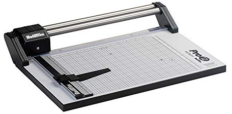 Rotatrim Pro 12 Inch Cut Professional Paper Cutter/Trimmer Precision Rotary Trimmer with Self-Sharpening Precision Steel Blades & Twin Stainless Steel Guide Rails (RCPRO12i)