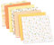Asudaro Baumwollstoff Meterware Stoffpaket für Patchwork DIY, 7 Stück 50 x 50cm Stoffe Stoffreste Nähen Stoffe Baumwolle Tuch Patchwork-Stoff DIY Handgefertigte Nähen Quilten Stoff Gelb
