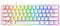 Razer Huntsman Mini (Purple Switch) - Kompakte 60% Gaming Tastatur (Klickende Optische Switches, Doubleshot PBT-Tastenkappen, Abnehmbares USB-C Kabel) QWERTY US-Layout | Mercury Weiß