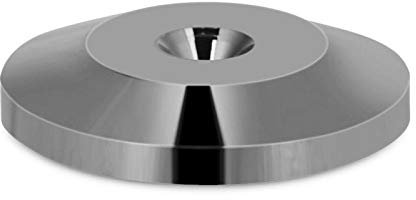 Pieds de Haut-Parleur 8 Pcs Universel Cuivre Haut-Parleur Choc Base Pad Isolation Pieds Tapis Disque De Sol(Couleur du Pistolet)