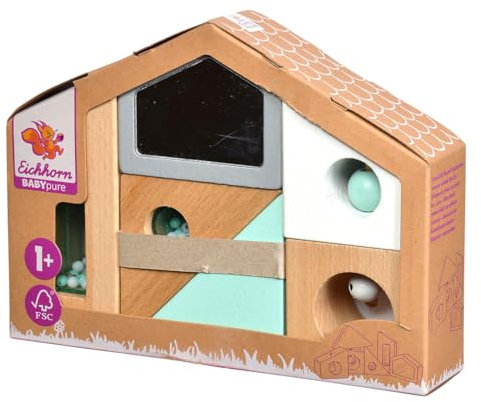 Eichhorn - Baby Pure Sensorik Soundbausteine - aus 100 Prozent FSC zertifiziertem Buchenholz, nachhaltiges Holzspielzeug, Klang- und Soundfunktionen, für Kinder ab einem Jahr geeignet