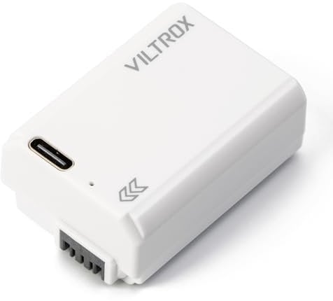 NP-FW50 Lithium-Ion 1030mAh Rechargeable Battery, Updated USB-C Input Camera Battery for Sony A7S II, A7R II, ZV-E10, A7, A7S, A7R, A6400, A6500, A6300, A5000, A5100, A6000