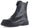 Gabor Damen Biker Boots, Frauen Stiefeletten,Best Fitting,Warmfutter,Booties,halbstiefel,Kurzstiefel,schwarz(Altsilber),42 EU / 8 UK