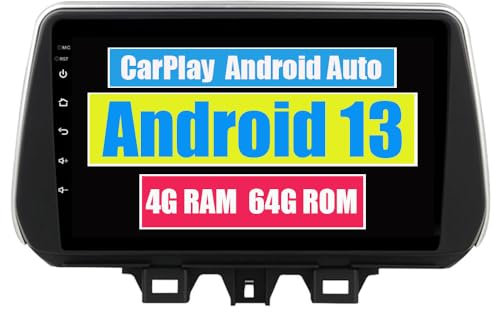 RoverOne Car Stereo CarPlay Head Unit for Hyundai Tucson IX35 2018 2019 2020 Android Auto Touch Screen Sat Navi Bluetooth WiFi Radio Player