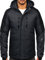 BOLF Herren Winterjacke Skijacke Snowboardjacke mit Reißverschluss Schneejacke Kapuze Schneefang Bündchen Winddicht Wasserdicht Atmungsaktiv Outdoor Freizeit Sport 91M9902 Dunkelgrau L [4D4]