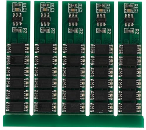 Fasizi 5-Pack 1S 15A 3.7V Lithium-ion 18650 Battery Protection Board BMS PCM Overcharge Overdischarge Circuit