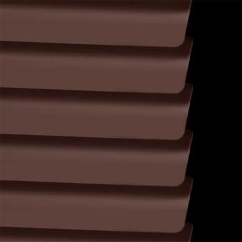 Braun Aluminium Jalousie Verdunkelungsrollo Seitenzugrollo Plissee Schalusie Fenster Jalousien Sonnenschutzrollos Für Haus/küche/büro,Individuell Gestaltbar (60×110cm)