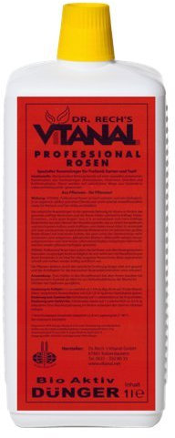 Dr. Rechs Vitanal biologischer Dünger Rosendünger für Ihre Pflanzen, der Umwelt zuliebe