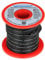 BNTECHGO 26 Gauge Silicone Ribbon Cable Copper Wire 4P Flat Cable 26 AWG Flexible Soft Silicone Rubber Parallel Wire Stranded Tinned Copper Wire 4 Pin Black 50 ft