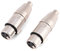 Tangxi XLR Adapter, 2Pcs XLR 3Pin Female to RCA Female Audio Mic Connector Adapter