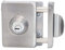 NUZAMAS Double Glass Door Lock 201 Stainless Steel, Square Brushed Finish with Handle, Single Open Frameless Door Hasps for 10-12mm Thickness Glass, Home Office Hotel Furniture Hardware