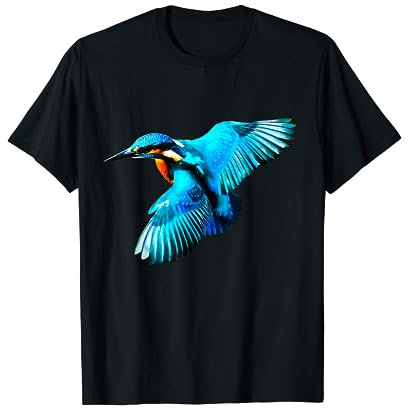 Eisvogel beim fliegen T-Shirt
