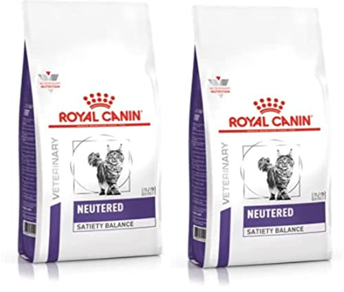 NEUTERED Satiety Balance | Trockenfutter für kastrierte Katzen | 2 x 400 g | Royal Canin Veterinary | Alleinfuttermittel | Zur Unterstützung des Idealgewichts nach der Kastration | Doppelpack