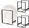 ZOOFOX 3 Pack Plate Storage Rack, Plate Holders Organizers for Cabinet, Metal Plate Rack for Cupboard, Kitchen Cabinet Dish Drying Rack for Plates, Pots and Pans (2 Sizes)