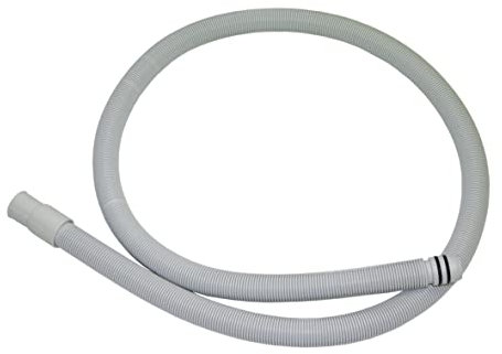 easyPART Kompatibel/Ersatz für BOSCH 00358306 Ablaufschlauch Abpumpschlauch Waschmaschinen Waschautomat 1,45m Siemens 358306 Endstück gerade/gerade Kunststoffendstück/19mm Durchmesser Maxx6 Maxx7