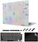 TeDaWen Frosted Case Suitable for New MacBook Air 13,6 inch (2022 Release Modell: A2681 M2 Chip), Frosted Protective Case & Keyboard Cover & Displayschutzfolie, Matt White Q8