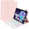 HEUCYL Funda De Teclado para Lenovo Tab P11 2nd Gen/Pad Plus 2023 11.5 TB350FU/TB350XU con Panel Táctil 7 Colores Retroiluminado Teclado Español Ñ Inalámbrico Bluetooth Desmontable,Rosado
