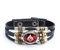 Genshin Impact-Armband, 7er-Pack, leuchtendes Armband, leuchtende Element-Armbänder, die im Dunkeln leuchten, Gottesauge-Zeit-Edelstein-Armband aus Feuer, EIS, Wind, Gras, Fels, Donner, Wasser