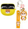 Cartoon Silicion Earphones Case Compatible with Bose Ultra Open Earbuds, Cute Wireless Bluetooth Shockproof Protector Cover Earphone Charging Box with Keychain (Yellow)