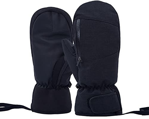 Touchscreens Handschuhe Winter Skihandschuhe Wasserdicht Snowboarden Skihandschuhe Thermo Dicke Handschuhe mit Tasche für Herren Damen Wasserdicht Skihandschuhe Winter Skihandschuhe mit Tasche Winter