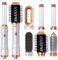 UKLISS Hair Styler Set 6 in 1, Warmluftbürste mit Haartrockner 1000W, Auto Air Wand Haarstyling, Lockenbürste Warmluft, Rundbürstenföhn, Haarglätter Bürste für Frauen Glätten, Locken