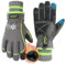 HANDLANDY Wasserdichte isolierte Arbeitshandschuhe, Thermo-Winterhandschuhe für Damen und Herren, Touchscreen, warme Ski-, Snowboard-Handschuhe für kaltes Wetter (Grün, M)