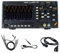 Digitales Oszilloskop mit Zweikanalkanälen und Bildschirm 7 Zoll/18 cm, TFT-LCD-Display, tragbares professionelles Oszilloskop-Kit mit 1GS/s Abtastrate, Bandbreite 100MHz, SDS210
