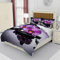 Hongduo 3D Orchidee Bettwäsche Set 135x200 cm Weiche Mikrofaser Einfach Bettwäsche-Sets mit Reißverschluss 3 Teilig Bettbezug mit 2 Kissenbezug 80x80 cm