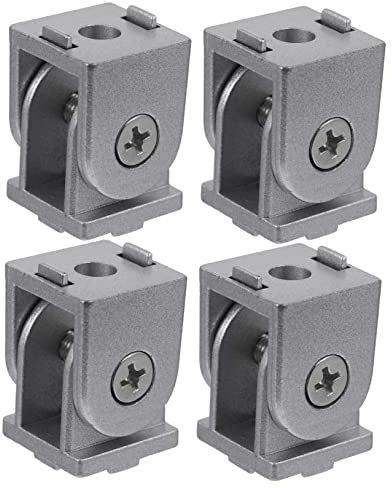 BUGUUYO 4stücke Teiliges Flexibler Scharnierverbinder Aus Zinklegierung Für Aluminium-profile Drehbar Robust Und Langlebig Geeignet Drucker Robotik Und Cnc-anwendungen