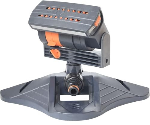 Upgraded Adjustable Sprinkler For Lawns Yards And Gardens With 16 Nozzle Oscillating Heads Automatic Water Sprinkler