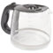 SPARES2GO Glass Jug Carafe for Russell Hobbs 18498-56 Cottage Country Cream Coffee Machine
