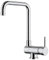 Paini – Rubinetto Miscelatore Monocomando Cucina, Lavello, Cromato, Leva laterale con bocca alta orientabile ad angolo, sottofinestra , Design moderno, interamente prodotto e lavorato in IT