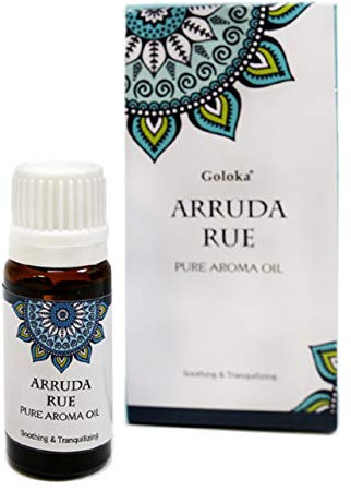 Aceite esencial Ruda. Bote oscuro de cristal. Tapón de rosca con dosificador. 10 ml.