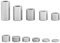 OPIOL QUALITY® Distanzhülsen M6 (Ø Innen: 6,5 mm; Ø Außen: 10 mm; Länge: 15 mm) aus Aluminium (4 Stück) Abstandshalter Abstandshülsen Distanzbuchsen Aluhülse Abstandsbuchsen