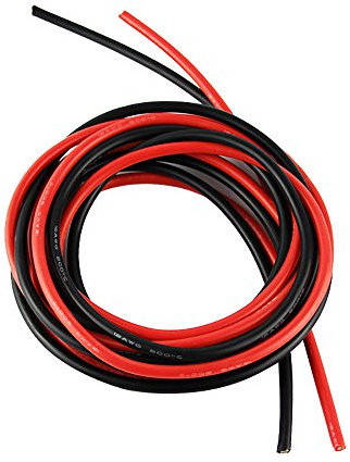 OliYin 12 Gauge Silicone Wire 20 Feet [ 10 ft Black and 10 ft Red ] - 12awg Silicone Wire - Soft and Flexible Silicone Wire- 680 Strands of Copper wire