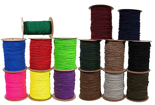 Paracord Planet Cordon de Choc - Élastique de qualité Marine - 100% Extensible - Résistant à l'humidité et aux intempéries - Projets de Bricolage, Attaches, Loisirs - Intérieur et extérieur