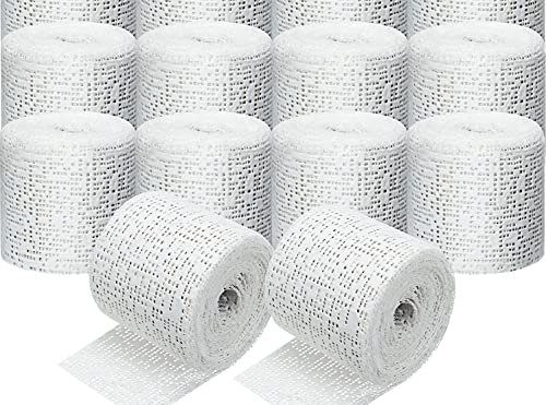 10x rotolo garze gesso 5cmx300cm Rotoli bende gessate calco pancione asciugatura rapida uso su pelle viso corpo modellismo modelli maschere