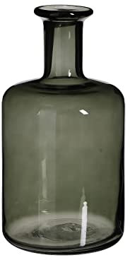 Mica Decorations Regal Glasflasche - H30 x Ø16 cm - Glas - Grün