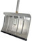 Schneeschieber Schneeschaufel Aluminium 50 cm mit Flüsterkante und ergonomischem Alustiel von SHW-FIRE