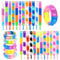 MXTIMWAN 24 Stück Pop It Armband Set, Pop Bubble Fidget Armband, Pop Bubble Fidget Armband Spielzeug Set zum Dekomprimieren Von Taktilem Anti Stress, Fidget Toys Set für Kinder Mädchen Jungs