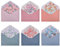 DecorDwell 30PCS Umschlag mit Blumenmuster,Motivpapier Briefumschlag für Grußkarten Einladung Geburtstagskarten,A5 Blumen Briefumschlag,Umschläge Kuvert mit Blumenmuster