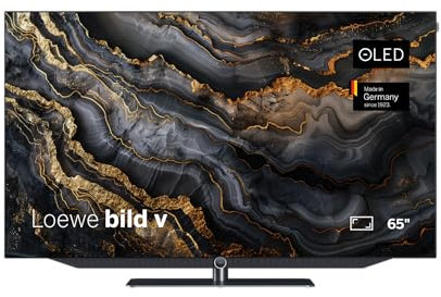 Loewe Bild v.65 dr+ Fernseher, 65 Zoll, Made in Germany, Integrierte DR+ Festplatte, UHD 4K OLED, Dolby Atmos, Zweikanal-System, Doppel-Tuner
