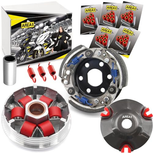 Area1 Variateur de tuning + embrayage compatible avec TPH Zip NRG mc2 mc3 Power Liberty Runner SR 50 R Racing Sport Street Sportcity MY ET2 S Primavera GP1