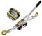 YATOINTO Come Along Winch 2 T Pulling Capacity 7 FT Steel Cable 2 Hooks Heavy Duty Ratchet Power Puller Tool with Dual Gears Automotive Hoist Cable Puller Ideal for Vehicle Rescue.