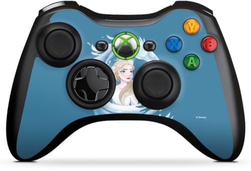 Skin kompatibel mit Microsoft Xbox 360 Controller Folie Sticker Disney Princess Frozen ELSA Die Eiskönigin