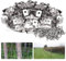 Screw On Wire Mesh Clamps Crafted from 304 Stainless Steel to Secure Your Projects (200pcs)